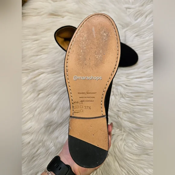 Isabel Marant Crisi Ankle Boots Black Suede - Picture 8 of 9